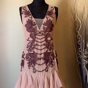 Bcbg Max Azria Maxi Tulle sequined dress